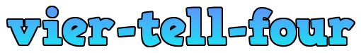 vier-tell-four Logo